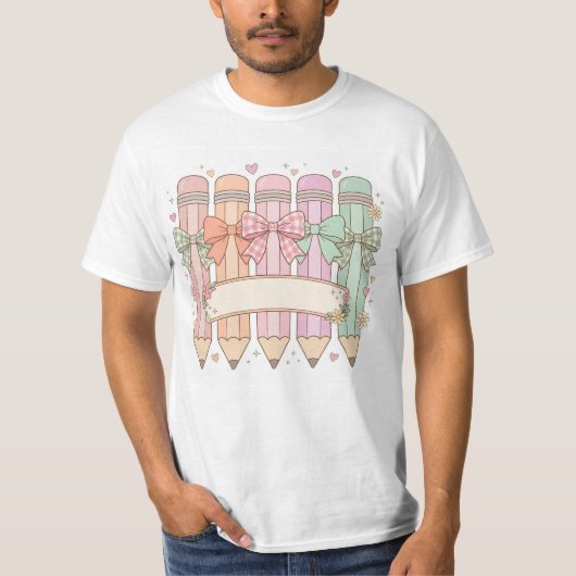 Aangepaste naam docent PNG sublimatie T-shirt (Voorkant)