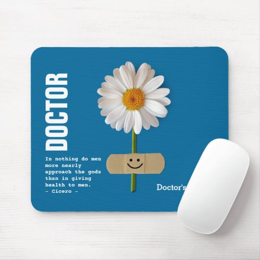 Aangepaste naam Doctor Appreciation Cadeau Muismat (Met muis)