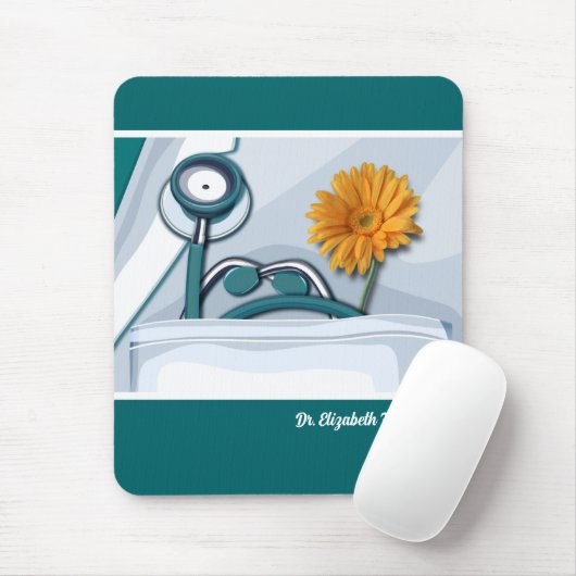 Aangepaste naam Doctor Appreciation Cadeau Muismat (Met muis)