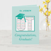 Aangepaste naam Doctor Occupational Therapy Afstud Kaart (Gele Bloem)