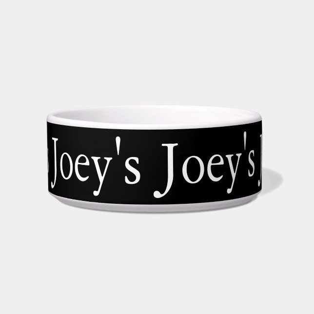 Aangepaste naam Dog Bowl Voerbakje (Voorkant)