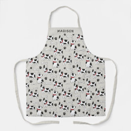 Aangepaste naam Dog Pattern schorten