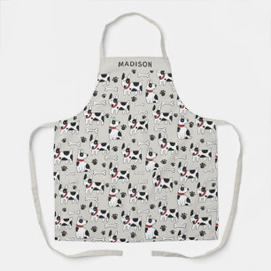 Aangepaste naam Dog Pattern schorten