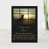 Aangepaste naam Dog Sympathie Card Kaart (Voorkant)