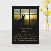 Aangepaste naam Dog Sympathie Card Kaart (Gele Bloem)