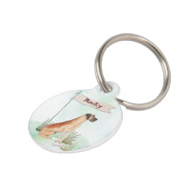 Aangepaste naam Dogues de Bordeaux huisdier hond Huisdierpenning