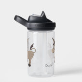 Aangepaste naam Donkey-illustratie Waterfles (Rechts)