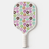 Aangepaste naam Donut Pattern Pickleball Paddle (Voorkant)