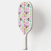 Aangepaste naam Donut Pattern Pickleball Paddle (Links)