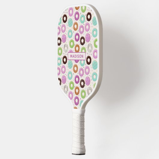 Aangepaste naam Donut Pattern Pickleball Paddle (Links)