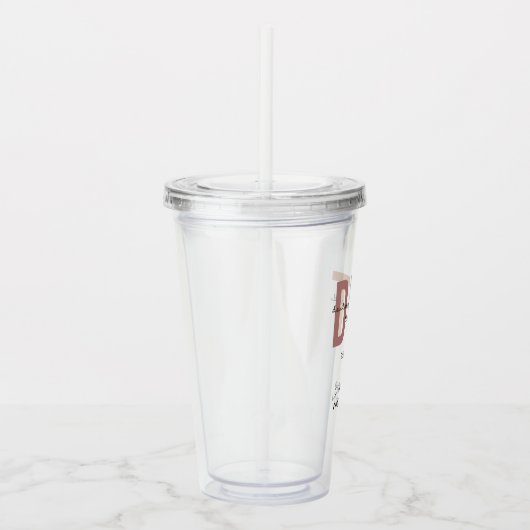 Aangepaste naam DPT Doctor in de Fysieke Behandeli Acryl Drinkbeker (Rechts)