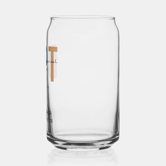 Aangepaste naam DPT Doctor in de Fysieke Behandeli Blikvorm Glas (Links)