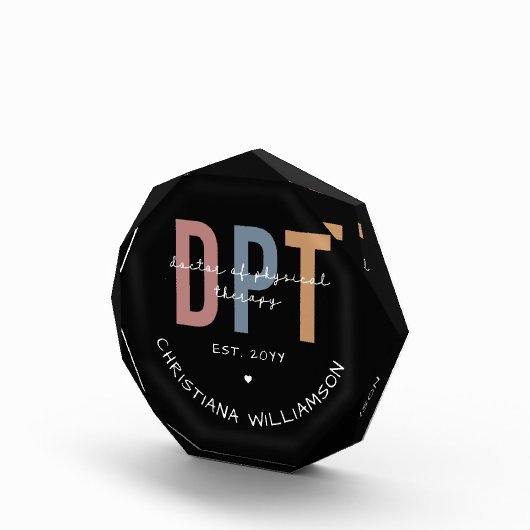 Aangepaste naam DPT Doctor in de Fysieke Behandeli Fotoblokken (Rechts)