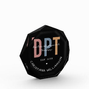 Aangepaste naam DPT Doctor in de Fysieke Behandeli Fotoblokken