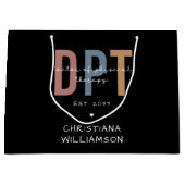 Aangepaste naam DPT Doctor in de Fysieke Behandeli Groot Cadeauzakje (Voorkant)