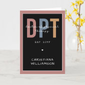 Aangepaste naam DPT Doctor in de Fysieke Behandeli Kaart (Gele Bloem)