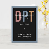 Aangepaste naam DPT Doctor in de Fysieke Behandeli Kaart (Gele Bloem)