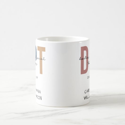 Aangepaste naam DPT Doctor in de Fysieke Behandeli Koffiemok (Center)