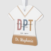 Aangepaste naam DPT Doctor in de Fysieke Behandeli Ornament (voorkant)