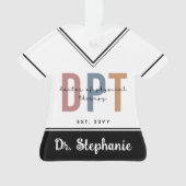 Aangepaste naam DPT Doctor in de Fysieke Behandeli Ornament (voorkant)