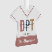 Aangepaste naam DPT Doctor in de Fysieke Behandeli Ornament (voorkant)
