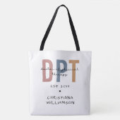 Aangepaste naam DPT Doctor in de Fysieke Behandeli Tote Bag (Voorkant)