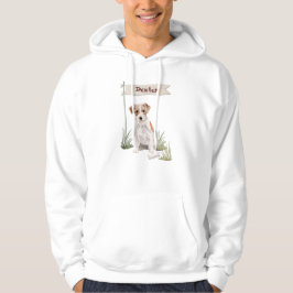 Aangepaste naam Draadharige Jack Russell Huisdier  Hoodie