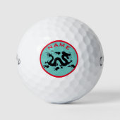 AANGEPASTE NAAM DRAGON CALLAWAY GOLF WARBIRD GOLFB GOLFBALLEN (Voorkant)