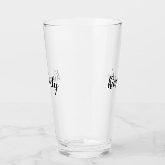 Aangepaste naam Drink glas (Rechts)