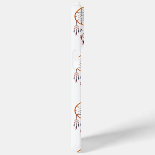 Aangepaste naam drocatcher Feather Pattern Boho Case-Mate iPhone Case (Achterkant / Rechts)