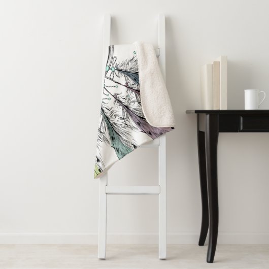 Aangepaste naam drocatcher fleece deken (In situ)