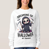 Aangepaste naam Dromen van Halloween Kawaii Trui (Voorkant)