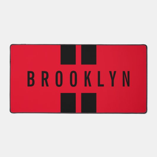 Aangepaste naam Dubbele strepen rackstandaard vent Bureaumat (Voorkant)