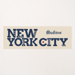 Aangepaste naam dubbelzijdig New York City Yogamat