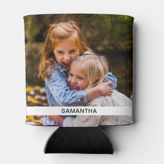 Aangepaste naam dubbelzijdige Sjabloon Koelbox Blikjeskoeler (Achterkant)