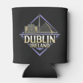 Aangepaste naam Dublin Ierland Blikjeskoeler (Achterkant)