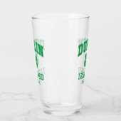 Aangepaste naam Dublin Ierland Glas (Links)