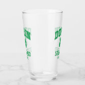 Aangepaste naam Dublin Ierland Glas (Rechts)