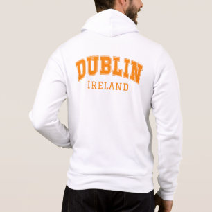 Aangepaste naam Dublin Ierland Hoodie