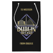 Aangepaste naam Dublin Ierland Klein Cadeauzakje (Achterkant)