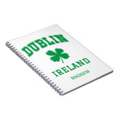 Aangepaste naam Dublin Ierland Notitieboek (Rechterzijde)