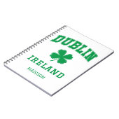 Aangepaste naam Dublin Ierland Notitieboek (Linkerzijde)