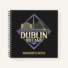 Aangepaste naam Dublin Ierland Notitieboek