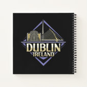 Aangepaste naam Dublin Ierland Notitieboek (Achterkant)