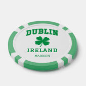 Aangepaste naam Dublin Ierland Poker Chips (Enkel)