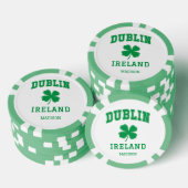 Aangepaste naam Dublin Ierland Poker Chips (Opstapeling)