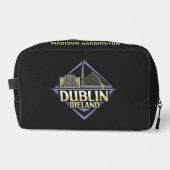 Aangepaste naam Dublin Ierland Toilettasje (Voorkant)