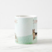 Aangepaste naam Duitse herderschapstig Koffiemok (Center)