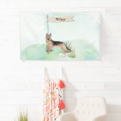 Aangepaste naam Duitse herderschapstig Spandoek (Insitu)