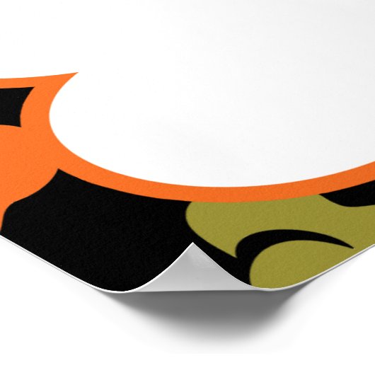 Aangepaste naam Duitse schapenbederf-beestbonpootj Poster (Hoek)